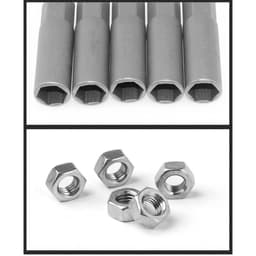 Đầu Chụp Bulong Dài 150MM Chân Lục Giác Bán Lẻ Đủ Size 5