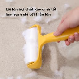 Cây Lăn Bụi Làm Sạch Quần Áo Chăn Ga Đệm Sofa Lông Chó Mèo JYoohome Lõi Lăn Bụi Dự Phòng 60 Lớp 3