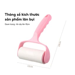 Cây Lăn Bụi Làm Sạch Quần Áo Chăn Ga Đệm Sofa Lông Chó Mèo JYoohome Lõi Lăn Bụi Dự Phòng 60 Lớp 5