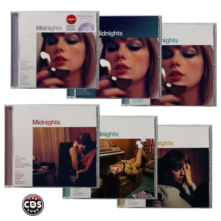 Album Taylor Swift – Midnights chính hãng (nhiều version) (đĩa CD, băng nhạc gốc)