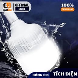 Bóng đèn bulb tích điện LED 80w và 150w Mỹ Linh cao cấp chiếu sáng liên tục 7 - 12h có móc treo 7