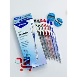Hộp 20 Bút Bi Thiên Long TL-079 Ngòi 0.5mm Mực Màu Xanh, Đỏ, Đen/Mực Đậm, Ngòi Êm, Viết Bi Thiên Long Chất Lượng Tốt 4