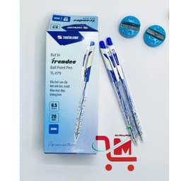 Hộp 20 Bút Bi Thiên Long TL-079 Ngòi 0.5mm Mực Màu Xanh, Đỏ, Đen/Mực Đậm, Ngòi Êm, Viết Bi Thiên Long Chất Lượng Tốt 1