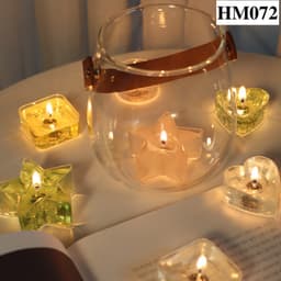 Khuôn tealight bộ 10 cái nhựa PVC đủ hình dạng - HM072 1