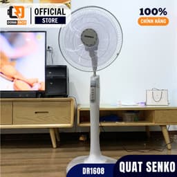 [Chính hãng] Quạt đứng điều khiển từ xa Senko DR1608, Quạt cây có remote, hẹn giờ, bảo hành 2 năm 6