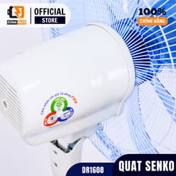 [Chính hãng] Quạt đứng điều khiển từ xa Senko DR1608, Quạt cây có remote, hẹn giờ, bảo hành 2 năm 5