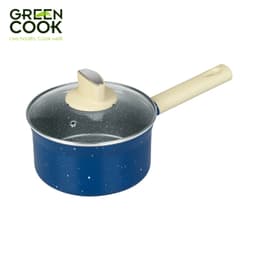 Nồi Quánh Vân Đá Đáy Từ Chống Dính PFOA free Green Cook Xanh Navy GCS241-18cm 2