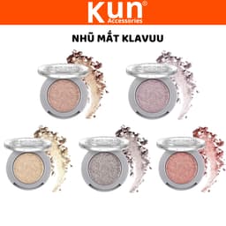 Nhũ mắt Klavuu Urban ngọc trai Hàn Quốc gồm 5 màu nhũ siêu đẹp mịn lì bám nhũ cực tốt KUN 1
