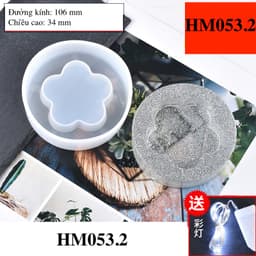 Khuôn silicon làm GẠT TÀN phù hợp để sáng tạo epoxy resin hay thạch cao handmade - HM053 4