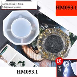 Khuôn silicon làm GẠT TÀN phù hợp để sáng tạo epoxy resin hay thạch cao handmade - HM053 3
