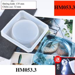 Khuôn silicon làm GẠT TÀN phù hợp để sáng tạo epoxy resin hay thạch cao handmade - HM053 5