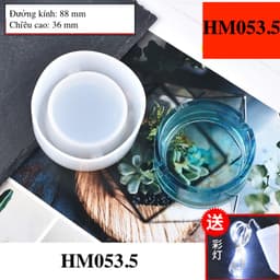 Khuôn silicon làm GẠT TÀN phù hợp để sáng tạo epoxy resin hay thạch cao handmade - HM053 7