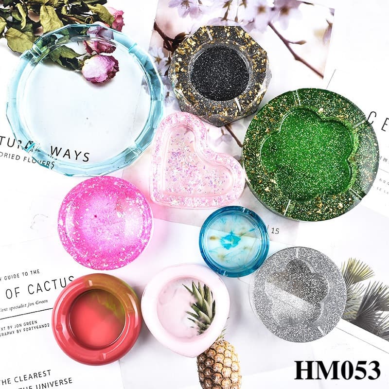 Khuôn silicon làm GẠT TÀN phù hợp để sáng tạo epoxy resin hay thạch cao handmade - HM053