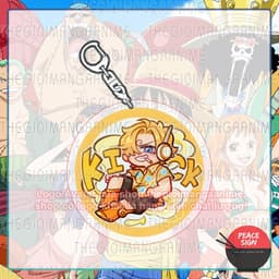 (Mua 1 tặng 1) Móc khoá in hình ONE PIECE ver BONG BÓNG Đảo hải tặc mica trong acrylic anime chibi xinh xắn 5