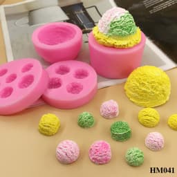Khuôn silicon kẹo hình ice cream tạo hình độc đáo chuẩn DIY - HM041 2