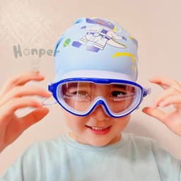 Mũ bơi cho bé yuke kèm túi zip 4