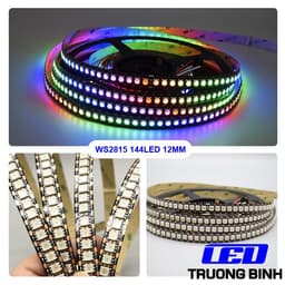 LED DÂY FULL MÀU WS2815 144 LED/MÉT HỎNG 1 LED CÁC LED KHÁC VẪN HOẠT ĐỘNG BỀ RỘNG 12MM 12V DÂY 1 MÉT 2