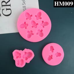 Khuôn silicon làm bánh kẹo dẻo hình con ong đủ kích thước siêu cute chuẩn DIY - HM009.1.2.3 2