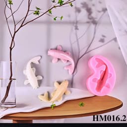 Khuôn silicon hình cá chép, nàng tiên cá đủ loại dễ thương dùng tạo hình trang trí - HM016.2.3.4 2