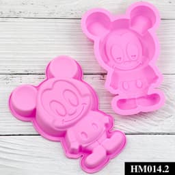 Khuôn silicon hình chuột Mickey vui vẻ - Khuôn silicon làm bánh, làm đá hay làm socola - HM014.2 1