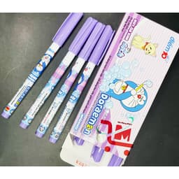 Hộp 10 Cây Bút Lông Kim - Bút Mực Nước Điểm 10 Doraemon TP-FL08/DO-CHUYENSIVANPHONGPHAM, Hàng Thiên Long Chính Hãng 4