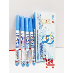 Hộp 10 Cây Bút Lông Kim - Bút Mực Nước Điểm 10 Doraemon TP-FL08/DO-CHUYENSIVANPHONGPHAM, Hàng Thiên Long Chính Hãng 7