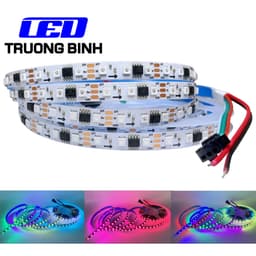 ĐÈN LED FULL MÀU WS2811 UCS1903 RỘNG 8MM 96LED/MÉT 108LED/MÉT ĐIỆN ÁP 12V DÀI 1 MÉT 1