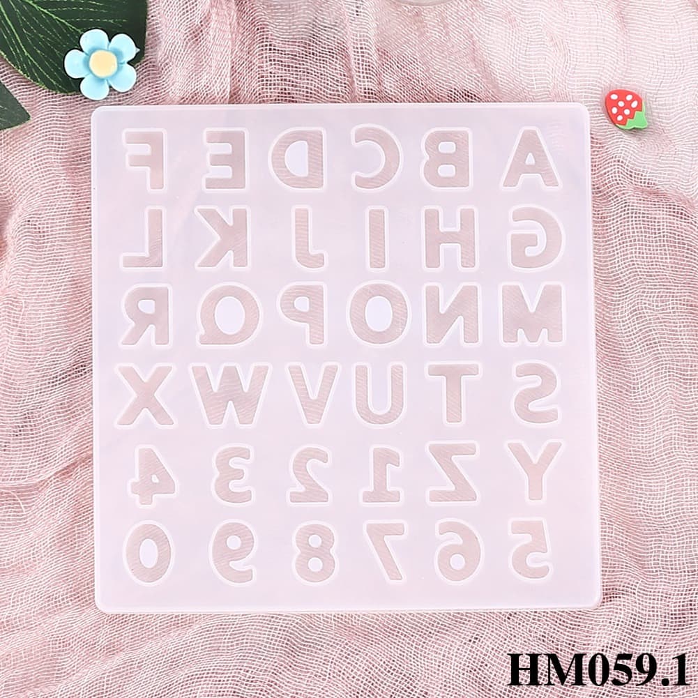 Khuôn số và chữ cái tạo hình chữ cái và các con số kích thước chuẩn - HM059.1