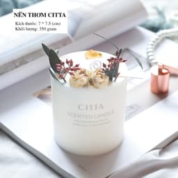 Nến thơm Citta – Nến thơm handmade cao cấp chuẩn DIY – Hương thơm của sự lãng mạn 4