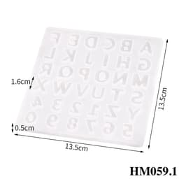 Khuôn số và chữ cái tạo hình chữ cái và các con số kích thước chuẩn - HM059.1 2