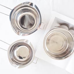 Dụng Cụ Nồi Làm Sáp Thơm  - Bộ xoong nồi  Inox Thép Không Gỉ Handmade 2