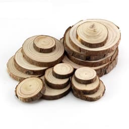 Đế gỗ lót có hoa văn đủ kích thước hình tròn tự nhiên chuẩn DIY - DEGO 3