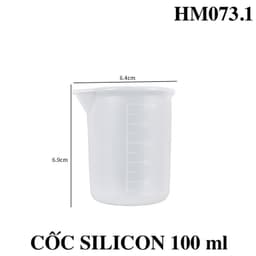 Cốc silicon pha epoxy resin hay keo AB dung tích 100ml và 250ml - HM073 2