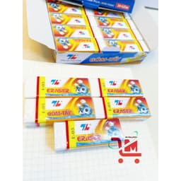 Hộp 20 Gôm TL- E05 - THIÊN LONG, Gôm Bôi Viết Chì, Siêu Mềm Và Siêu Dẻo, Không Bị Cứng Khi Sử Dụng Trong Thời Gian Dài 4