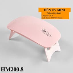 Đèn LED UV  36W hơ khô gel sơn móng tay – Đèn hơ khô dung dịch nhựa resin làm trang sức sạc pin USB 3