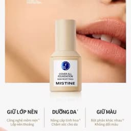 [Mistine]Mistine PHIÊN BẢN MỚI Kem nền dạng lỏng Matte face make up Foundation Kiểm soát dầu Cơ sởchăm sóc da Trang điểm 7