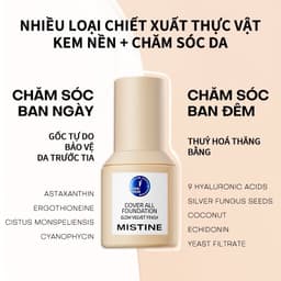 [Mistine]Mistine PHIÊN BẢN MỚI Kem nền dạng lỏng Matte face make up Foundation Kiểm soát dầu Cơ sởchăm sóc da Trang điểm 8