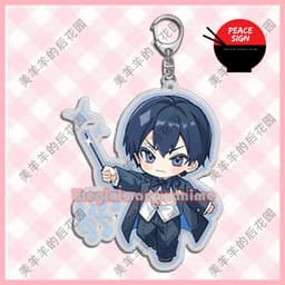 (mua 1 tặng 1) (NHẠC TRƯỞNG) Móc khóa HAIKYUU!! Vua bóng chuyền in hình anime chibi mica trong acrylic quà tặng xinh xắn 2
