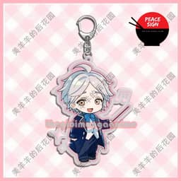 (mua 1 tặng 1) (NHẠC TRƯỞNG) Móc khóa HAIKYUU!! Vua bóng chuyền in hình anime chibi mica trong acrylic quà tặng xinh xắn 3