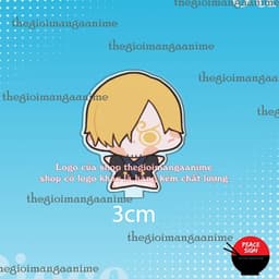 (mua 1 tặng 1) (3cm) Mô hình standee ONE PIECE ver BÚP BÊ in hình anime Đảo hải tặc tượng mica acrylic chibi xinh xắn 2
