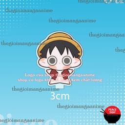 (mua 1 tặng 1) (3cm) Mô hình standee ONE PIECE ver BÚP BÊ in hình anime Đảo hải tặc tượng mica acrylic chibi xinh xắn 4