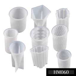 Khuôn silicon hình trụ làm nến thơm handmade đủ kiểu loại có mạ hoa văn chuẩn DIY – HM060 1