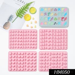 Khuôn silicone làm bánh kẹo chipchip 50 lỗ đầy đủ hình dạng - HM050 4