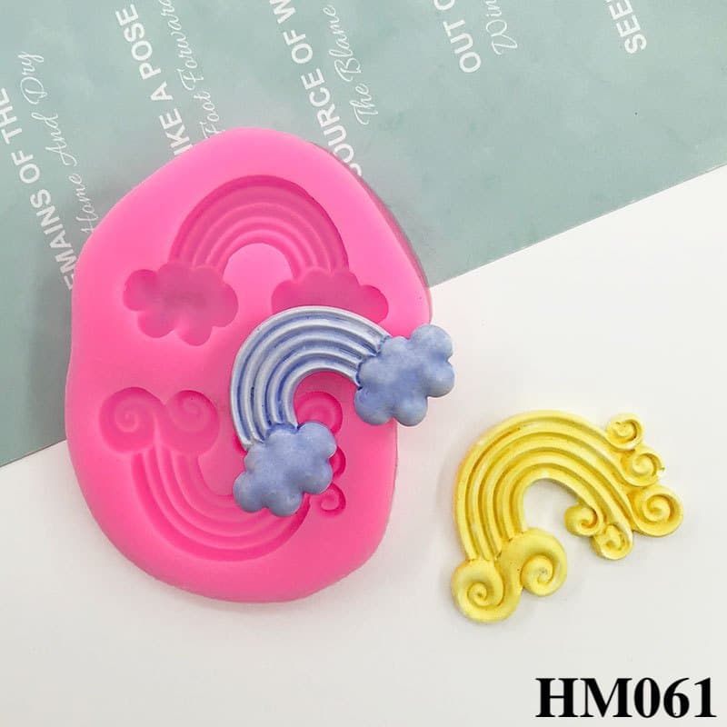 Khuôn silicon hình cầu vòng dùng tạo hình trang trí handmade độc đáo – HM061