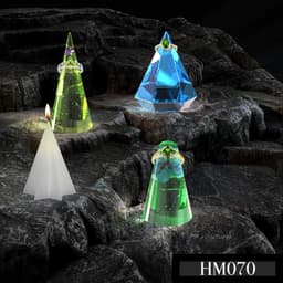 Khuôn silicon hình tháp làm nến thơm hay đèn ngủ epoxy resin chuẩn DIY - HM070 2