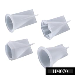 Khuôn silicon hình tháp làm nến thơm hay đèn ngủ epoxy resin chuẩn DIY - HM070 4