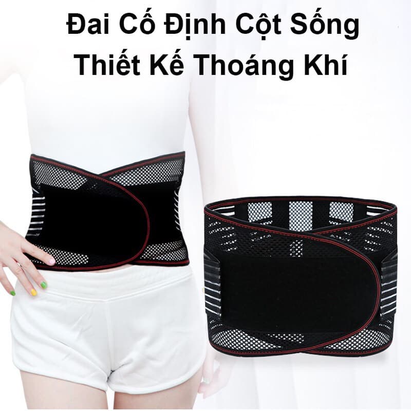 #Đai Lưng Cột Sống Thoát Vị, Thoái Hoá Chống Đau Lưng,Thiết kế thoáng khí