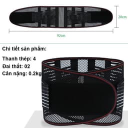 #Đai Lưng Cột Sống Thoát Vị, Thoái Hoá Chống Đau Lưng,Thiết kế thoáng khí 8