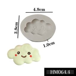 Khuôn silicon hình đám mây 3D phù hợp tạo hình độc đáo đủ kích thước - HM064 7
