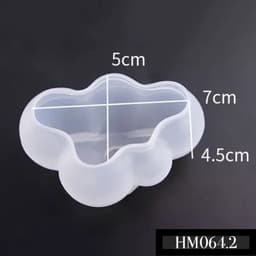 Khuôn silicon hình đám mây 3D phù hợp tạo hình độc đáo đủ kích thước - HM064 5